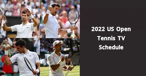 US Open tennis tv schedule